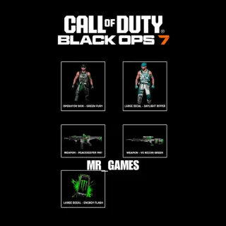 MONSTER ENERGY BUNDLE / CoD BLACKOPS 7