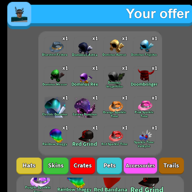 Bundle Mining Simulator Legendary Hat Bundle In Game Items Gameflip - give mythical hats in roblox mining simulator