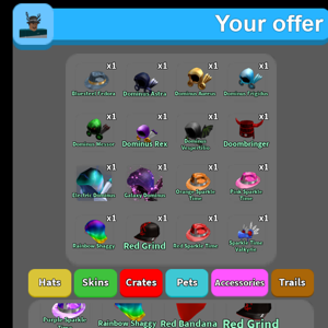 Bundle Mining Simulator Legendary Hat Bundle In Game Items Gameflip - all legendary pets in mining simulator roblox
