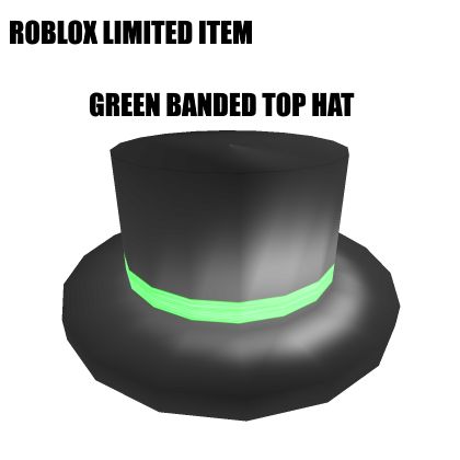 Limited | Green Banded Top Hat - Game Items - Gameflip