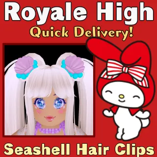 Seashell Hair Clips