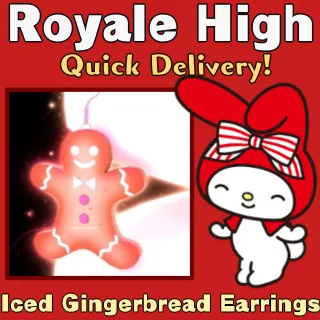 Iced Gingerbread Earrings