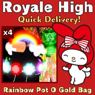 x4 Rainbow Pot O Gold Bag
