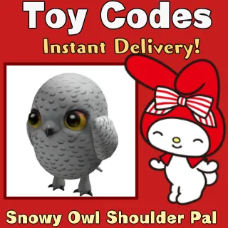 Roblox Toy Code: Snowy Owl Shoulder Pal | INSTANT DELIVERY 🔥