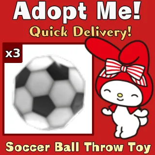 x3 Soccer Ball Throw Toy