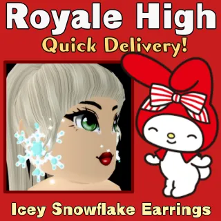 Icey Snowflake Earrings