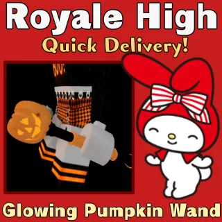 Glowing Pumpkin Wand