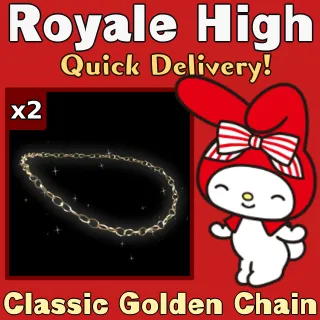 x2 Classic Golden Chain