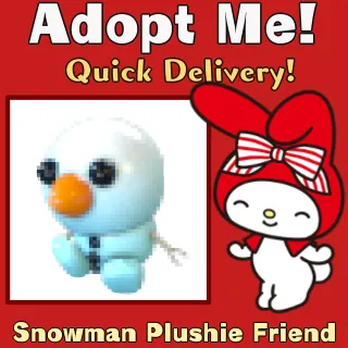 Snowman Plushie Friend