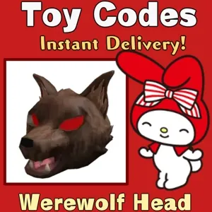 Roblox Toy Code: Werewolf Head | INSTANT DELIVERY 🔥