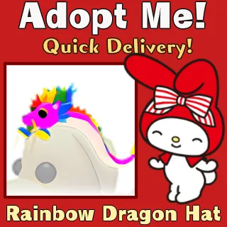 Rainbow Dragon Hat