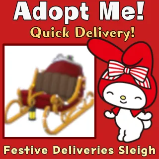 Festive Deliveries Sleigh