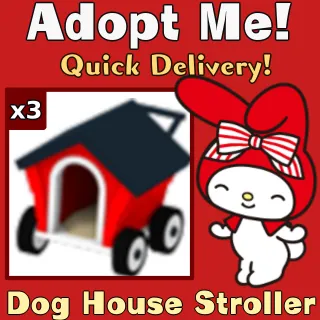 x3 Dog House Stroller