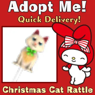 Christmas Cat Rattle