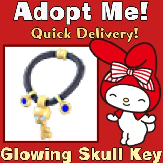 Glowing Skull Key
