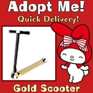 Gold Scooter