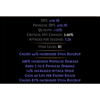 BIS Weapon Endgame 2h hammer