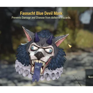 fasnacht blue devil mask