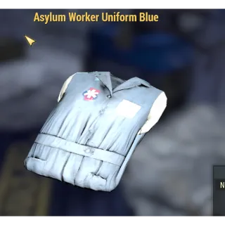 asylum worker uniform blue