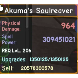 Akuma's Soulreaver - Dungeon Quest