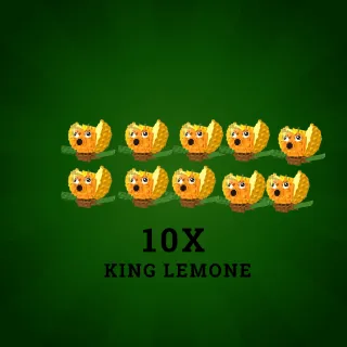 10 x King Lemone Plants vs Brainrot