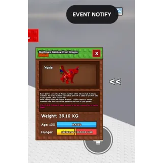 Rainbow hatch frost dragon 39kg nm