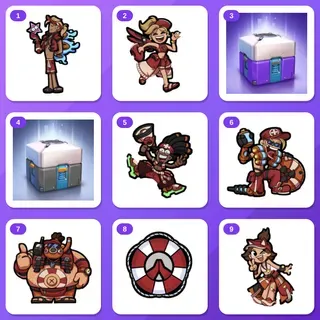 Overwatch Twitch Drops 11 Items Overwatch 2