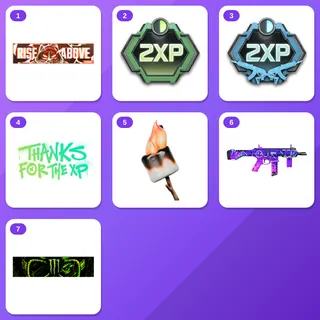 Call of Duty: Black Ops 7 Twitch Drops (7 Items) — Rise Above Calling Card + 30 Minute XP Token +5 more