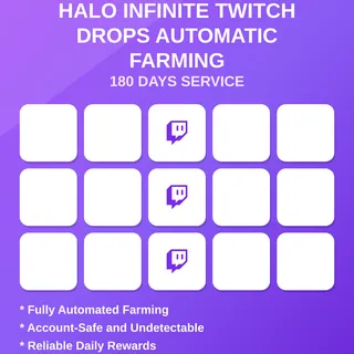 Halo Infinite Twitch Drops Automatic Farming 180 Days