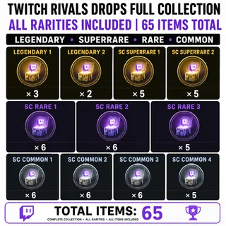 Escape from Tarkov Twitch Drops Full Bundle | 65 Exclusive Drops Included