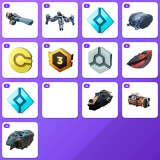 War Robots: Frontiers Twitch Drops (13 Items) — 2x Velite + Decker Chassis +11 more