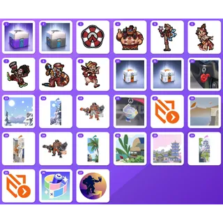 Overwatch bundle — RoT S3 Epic Lootbox, RoT S3 Lootbox +25 more (29 items)
