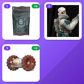 Rainbow Six Siege Twitch Drops (12 Items) — 9× Esports Pack 26 stage 2 + 2024 Frost Uniform +1 more