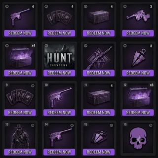 Hunt: Showdown 1896 Twitch Drops (2 Items) — Hunt 1896 (Week 1+2) FULL SET 21/21