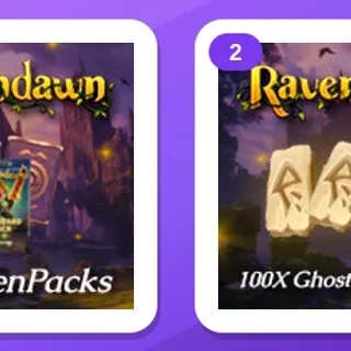 Ravendawn Twitch Drops (2 Items) — Ravenpacks + Ghostly Infusion