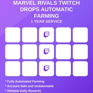 Marvel Rivals Twitch Drops Automatic Farming 1 Year