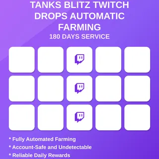 Tanks Blitz Twitch Drops Automatic Farming 180 Days