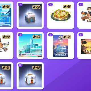 Overwatch Twitch Drops — OW BlizzCon COMPLETE BUNDLE (Day 1 · 10 Items)