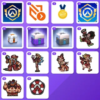 Overwatch Twitch Drops ( 14 Items +) — MSC Day 1 +