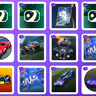 Rocket League bundle — RLCS 2025 Import Drop, RLCS 2025 Very Rare Drop +10 more (24 items)