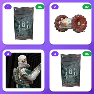 Rainbow Six Siege Twitch Drops (15 Items) — 6× Esports Pack 26 Stage 2.1 + 2× OL' CLANKER +2 more