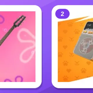 Fortnite Twitch Drops (2 Items) — The Helm Guitar + KATS Turntable Back Bling