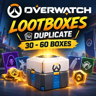 Overwatch Loot Boxes | Duplicate Boxes | 30–60 Loot Boxes