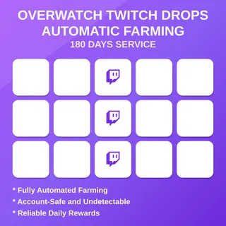 Overwatch Twitch Drops Automatic Farming 180 Days