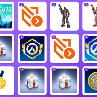 Overwatch Twitch Drops (14 Items) — OWCS MSC Day 1+2+3 14/14 items