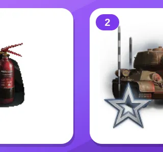 World of Tanks Twitch Drops (2 Items) — 5x directives + 2x Personal Reserves