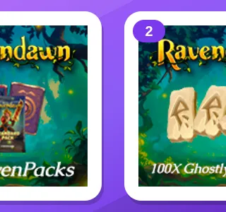 Ravendawn Twitch Drops (2 Items) — Ravenpacks + Ghostly Infusion