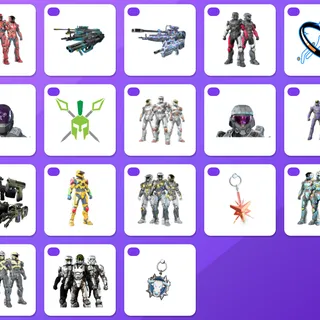 Halo Infinite Twitch bundle — Sangheili Suns Armors, Hamma Dream Weapons +16 more (20 items)