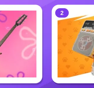 Fortnite Twitch Drops (2 Items) — The Helm Guitar + KATS Turntable Back Bling