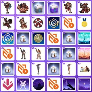 Overwatch Twitch Drops (36 Items) — Dev Lifeguard Lifeweaver + Dev Lifeguard Roadhog +34 more